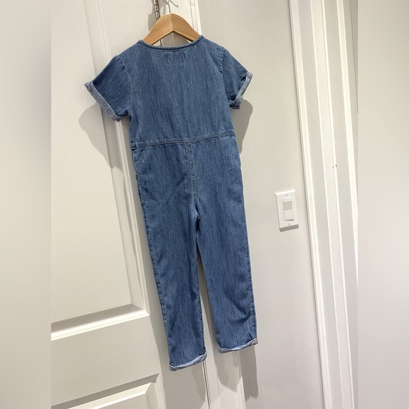 Old Navy - Jean One-Piece / Jumpsuit for Toddler Girls - Size 5T - Picture 2 of 4